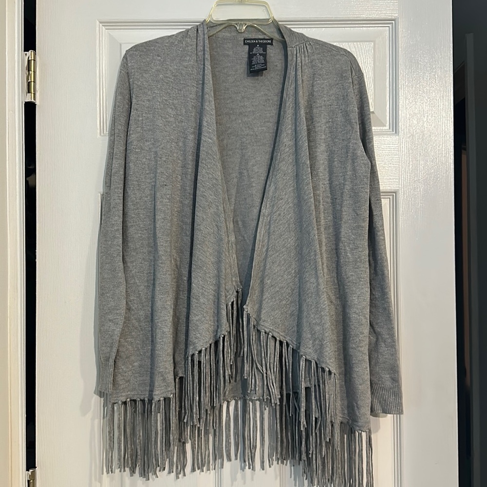 Fringed Cardigan